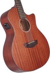 Gitara elektroakustyczna 12-strunowa D'Angelico Premier Fulton LS Natural Mahogany Satin Gitara elektroakustyczna 12-strunowa - 4