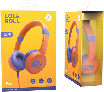 Headphones for children Energy Sistem Lol&Roll Pop Kids Orange Headphones for children - 7