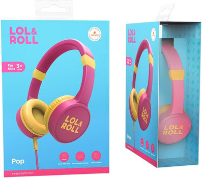 Hoofdtelefoons voor kinderen Energy Sistem Lol&Roll Pop Kids Pink Hoofdtelefoons voor kinderen - 7