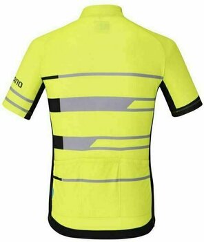 Mez kerékpározáshoz Shimano Team Short Sleeve Jersey Neon Yellow XL - 2