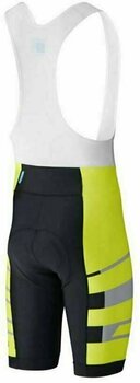 Fahrradhose Shimano Team BIB Shorts Neon Yellow M - 2