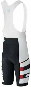 Pyöräilyshortsit ja -housut Shimano Team BIB Shorts White L - 2