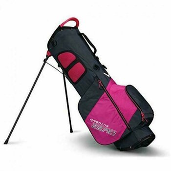 Geanta pentru golf Callaway Hyper Lite Zero Titanium/Pink/White Stand Bag 2018 - 2