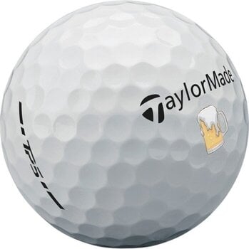 Golfbollar TaylorMade TP5 White w/ Beer Golfbollar - 2