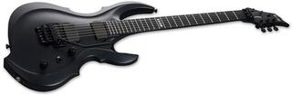 Electric guitar ESP ESP E-II FRX BLKS BLACK SATIN Black Satin Electric guitar - 2