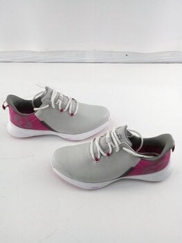 Chaussures de golf pour femmes Footjoy FJ Fuel Grey/Berry/Dark Grey 40,5 Chaussures de golf pour femmes (Déjà utilisé) - 3