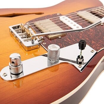 Elektromos gitár Fret King Black Label Country Squire Semi-Tone Deluxe Honeyburst Elektromos gitár - 7