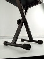 Cascha HH 2081 Metal piano stool Black