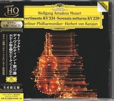 CD Μουσικής W.A. Mozart - Divertimento KV334, Serenata Notturna KV239 (Limited Edition) (CD) - 2