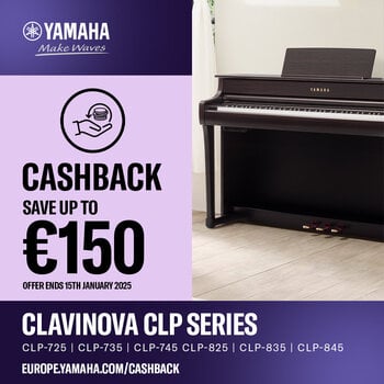 Дигитално пиано Yamaha CLP-825 Дигитално пиано Black - 3