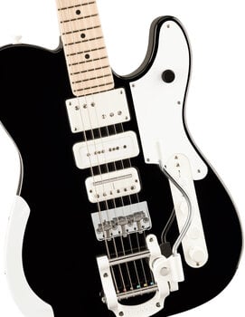 Elektrische gitaar Fender Jack White Triplecaster MN Black Elektrische gitaar - 3