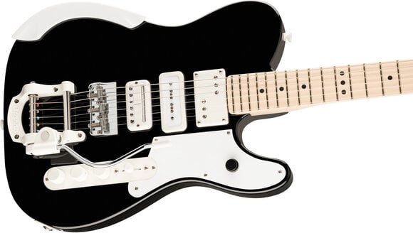 E-Gitarre Fender Jack White Triplecaster MN Black E-Gitarre - 4