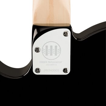 E-Gitarre Fender Jack White Triplecaster MN Black E-Gitarre - 7