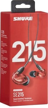 Hoofdtelefoon met oorhaak Shure SE215SPE-RD Red Hoofdtelefoon met oorhaak - 6