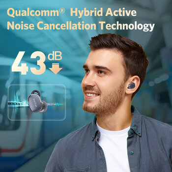 Auriculares intrauditivos inalámbricos EarFun Free Pro 3 TW400L TWS Blue Auriculares intrauditivos inalámbricos - 8