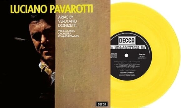 Vinyl Record Luciano Pavarotti - Arias By Verdi & Donizetti (Yellow Coloured) (LP) - 2