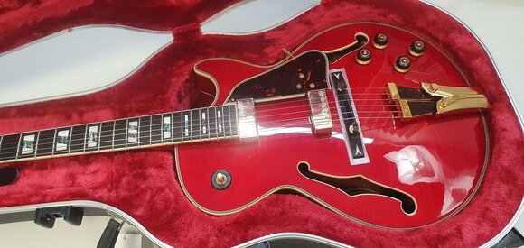 Félakusztikus - jazz-gitár Ibanez GB10SEFM-SRR Sapphire Red Félakusztikus - jazz-gitár (Használt ) - 2