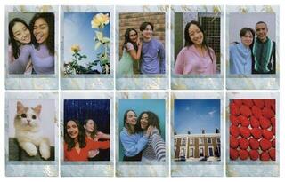 Hârtie fotografică Fujifilm Instax Mini Blue Marble Blue Marble 10 buc hârtie fotografică - 1