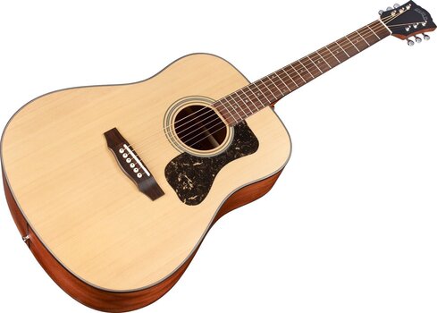 Dreadnought Guitar Guild D-340 Natural Dreadnought Guitar - 5