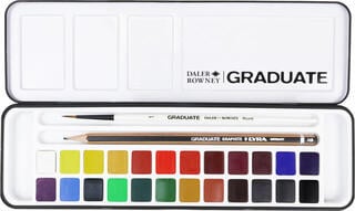 Akvarelová barva Daler Rowney Graduate Sada akvarelových barev 26 ks - 1