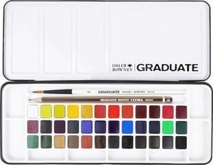 Akvarelová barva Daler Rowney Graduate Sada akvarelových barev 38 ks - 1