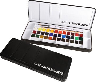 Nερομπογιά Daler Rowney Graduate Σετ ακουαρέλα χρώματα  Student Set 24 Colours With Brush - 3