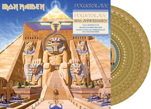 Vinyl Record Iron Maiden - Powerslave (40th Anniversary) (Limited Edition) (Zoetrope) (LP) - 2