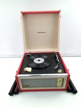 Retro platenspeler Crosley CR6233A Bermuda Vintage Red Retro platenspeler (Zo goed als nieuw) - 2