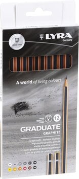 Graphite Pencil Lyra Graduate Set of Graphite Pencils 6 pcs - 2