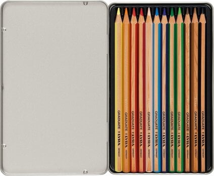 Colour Pencil Lyra Graduate Permanent Set of Coloured Pencils 12 pcs - 2