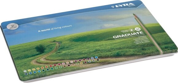 Colour Pencil Lyra Graduate Permanent Set of Coloured Pencils 36 pcs - 2