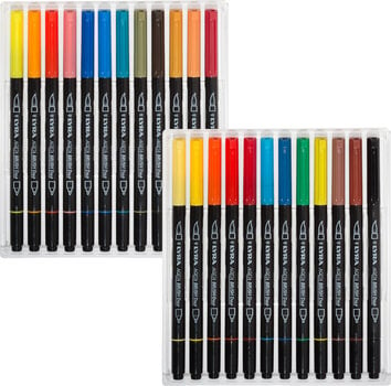 Felt-Tip Pen Lyra Double Tip Aqua Duo Markers 24 pcs - 3