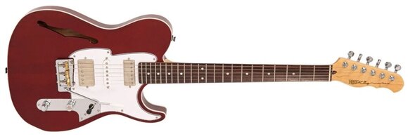 Guitarra elétrica Fret King Black Label Country Squire Semi-Tone Deluxe Thru Red Guitarra elétrica - 3