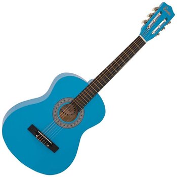 Classical guitar Encore ENC34BLOFT Blue Classical guitar - 4