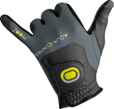 Gloves Zoom Gloves Aqua Control Golf Black/Charcoal/Lime Worn on Left Hand UNI Womens gloves - 4