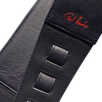 Guitar strap Richter Paul Landers Signature Guitar strap Corset Laced Red - 5