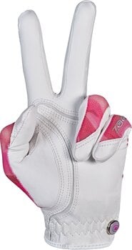 Gloves Zoom Gloves Sun Style Golf Camouflage Fuchsia Worn on Left Hand S/M Womens gloves - 3