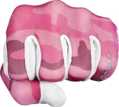 Gloves Zoom Gloves Sun Style Golf Camouflage Fuchsia Worn on Left Hand S/M Womens gloves - 4