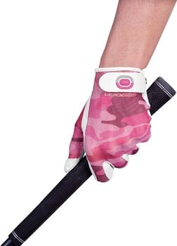 Gloves Zoom Gloves Sun Style Golf Camouflage Fuchsia Worn on Left Hand S/M Womens gloves - 5