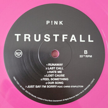 Vinyl Record Pink - Trustfall (Hot Pink Coloured) (LP) - 4