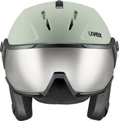 Skihelm UVEX Instinct Visor Oxid Green Mat 53-56 cm Skihelm - 1