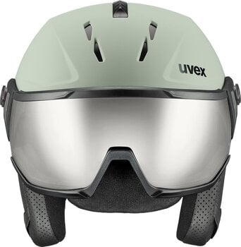 Skihelm UVEX Instinct Visor Oxid Green Mat 53-56 cm Skihelm - 2