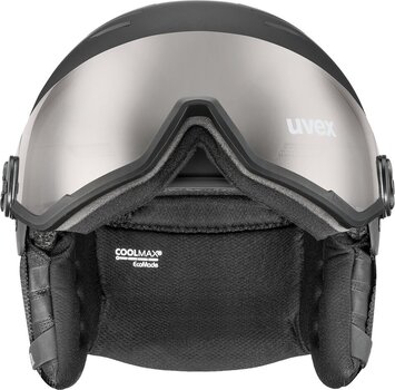 Ski Helmet UVEX Wanted Visor Pro V Black/Silver Mat 54-58 cm Ski Helmet - 3