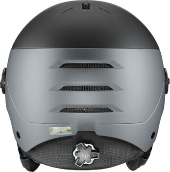 Laskettelukypärä UVEX Wanted Visor Pro V Black/Silver Mat 54-58 cm Laskettelukypärä - 4