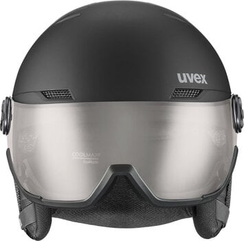 Capacete de esqui UVEX Wanted Visor Pro V Black/Silver Mat 58-61 cm Capacete de esqui - 2