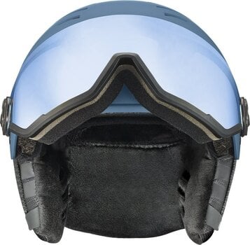 Casco da sci UVEX Wanted Visor Stone/Blue Mat 54-58 cm Casco da sci - 3