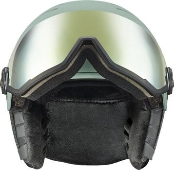 Smučarska čelada UVEX Wanted Visor Oxid Green Mat 54-58 cm Smučarska čelada - 3