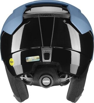 Skihelm UVEX Levitate MIPS Stone Blue/Black Mat 51-55 cm Skihelm - 3