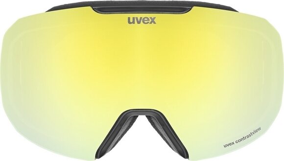 Ochelari pentru schi UVEX Epic Attract Black Mat/Mirror Yellow/Contrastview Green Ochelari pentru schi - 2