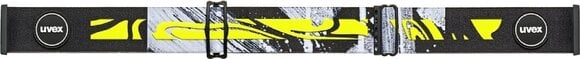 Ski Brillen UVEX Epic Attract Black Mat/Mirror Lavender/Contrastview YellowContrastview Yellow Ski Brillen - 5